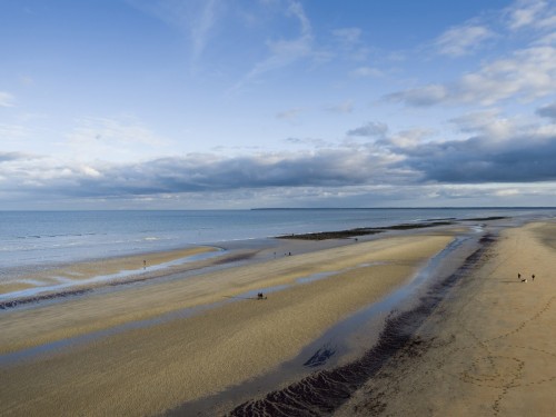 Photo aérienne par drone réalisé à Utah Beach | Philippe DUREUIL Photographie