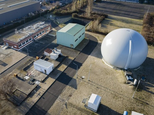 Photo aérienne d'un site d'une entreprise industrielle réalisée par drone | Philippe DUREUIL Photographie