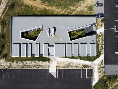 Photo aérienne réalisée par drone pour l'architecte Thierry Bonne | Philippe DUREUIL Photographie