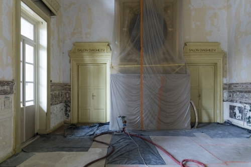 Restauration du Théâtre du Châtelet. Travaux dans le foyer. | Philippe DUREUIL Photographie