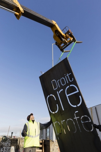 Reportage photographique sur la construction de l'Office Notarial Ast & Carcelle réalisé par l'architecte Thierry Bonne. | Philippe DUREUIL Photographie