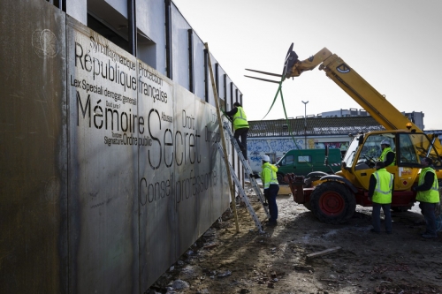 Photographie réalisée sur le chantier de construction de l'Office Notarial Ast & Carcelle réalisé par l'architecte Thierry Bonne. | Philippe DUREUIL Photographie