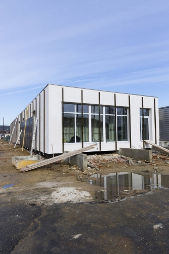Reportage photographique sur la construction de l'Office Notarial Ast & Carcelle réalisé par l'architecte Thierry Bonne. | Philippe DUREUIL Photographie