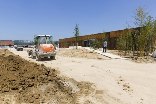 Reportage photographique sur la construction de l'Office Notarial Ast & Carcelle réalisé par l'architecte Thierry Bonne. | Philippe DUREUIL Photographie