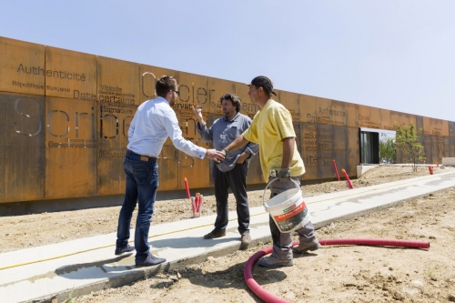 Reportage photographique sur la construction de l'Office Notarial Ast & Carcelle réalisé par l'architecte Thierry Bonne. | Philippe DUREUIL Photographie