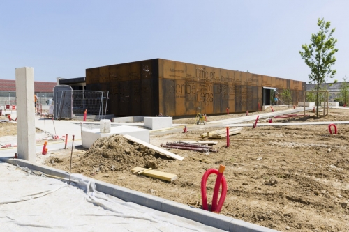 Reportage photographique sur la construction de l'Office Notarial Ast & Carcelle réalisé par l'architecte Thierry Bonne. | Philippe DUREUIL Photographie