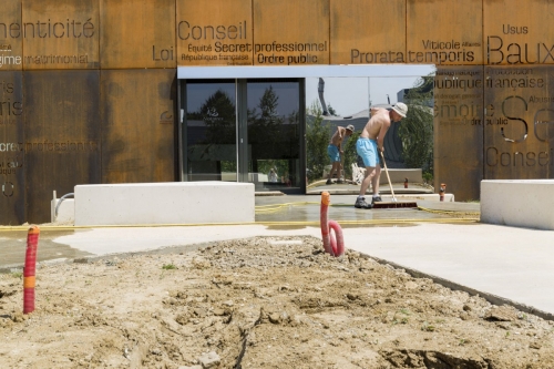 Reportage photographique sur la construction de l'Office Notarial Ast & Carcelle réalisé par l'architecte Thierry Bonne. | Philippe DUREUIL Photographie