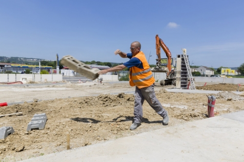 Reportage photographique sur la construction de l'Office Notarial Ast & Carcelle réalisé par l'architecte Thierry Bonne. | Philippe DUREUIL Photographie