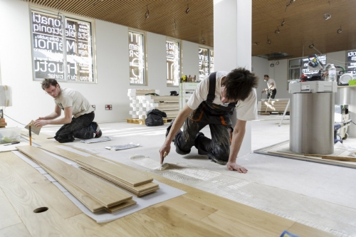 Reportage photographique sur la construction de l'Office Notarial Ast & Carcelle réalisé par l'architecte Thierry Bonne. | Philippe DUREUIL Photographie