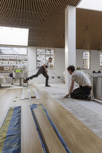 Reportage photographique sur la construction de l'Office Notarial Ast & Carcelle réalisé par l'architecte Thierry Bonne. | Philippe DUREUIL Photographie