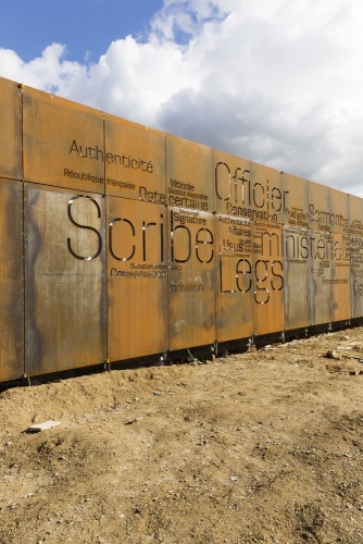 Reportage photographique sur la construction de l'Office Notarial Ast & Carcelle réalisé par l'architecte Thierry Bonne. | Philippe DUREUIL Photographie