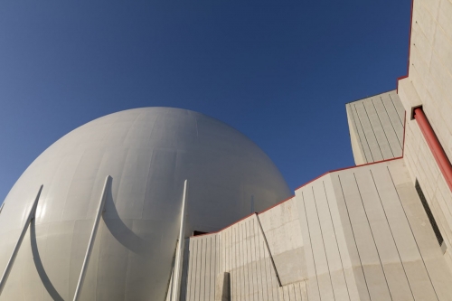 Photo d'architecture de la centrale nucléaire de Garigliano en Italie dessinée par l'architecte Riccardo Morandi. | Philippe DUREUIL Photographie