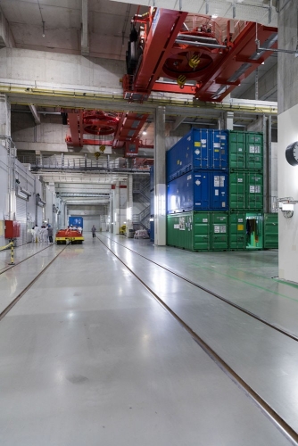 Entrepôt de stockage des déchets, Interim Storage Facility North (ISFN) à la centrale de Greifswald, Alemagne. | Philippe DUREUIL Photographie