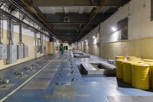 Chantier de démantèlement d'un bâtiment de la centrale nucléaire de Greifswald. | Philippe DUREUIL Photographie