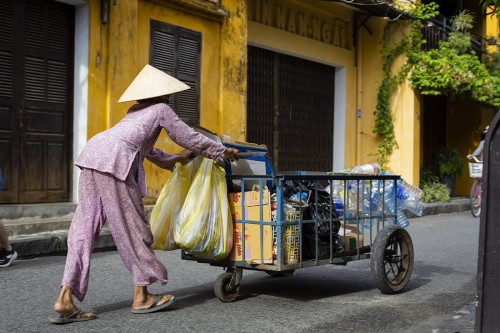 Collecte de déchets recyclables au Vietnam | Philippe DUREUIL Photographie