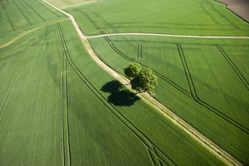 Vue aérienne de la campagne française | Philippe DUREUIL Photographie