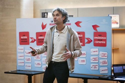Session de formation en entreprise. Client : Moët Hennessy. | Philippe DUREUIL Photographie