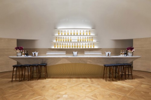 Soirée événementielle chez Moët Hennessy à Paris. Dégustation des effervescent français sans alcool de la Maison French Bloom. | Philippe DUREUIL Photographie