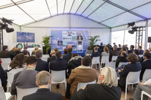 Cérémonie d'inauguration du site FenHYx pour GRTgaz, devenu NaTran. Client : GRTgaz. | Philippe DUREUIL Photographie