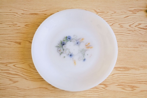 Assiette sur une table vue en plongée | Philippe DUREUIL Photographie