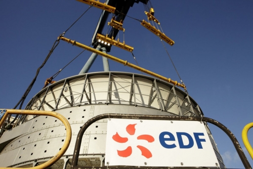 Photographie corporate  réalisée sur le site de la société Naval Group à Brest. Chantier de construction de l'hydrolienne l'Arcouest du groupe EDF. | Philippe DUREUIL Photographie