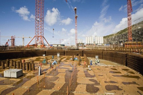 Photographie industrielle du chantier de construction de l'EPR de Flamanville. Reportage industriel réalisé pour les groupes industriels EDF et SOCOTEC. | Philippe DUREUIL Photographie