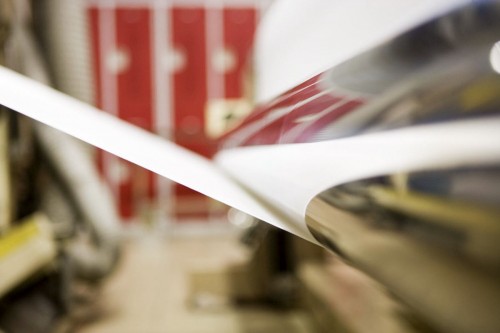 Photographie industrielle d’une chaîne de fabrication de matériaux composites | Philippe DUREUIL Photographie