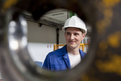 Photographie de portrait industriel réalisée pour illustrer le rapport annuel du groupe Vallourec. | Philippe DUREUIL Photographie