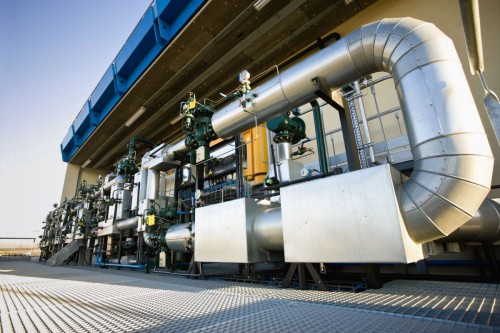 Photographie industrielle réalisée sur un site industriel de GRTgaz. | Philippe DUREUIL Photographie