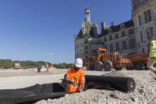 Photographie du chantier de restauration des jardins du château de Chambord | Philippe DUREUIL Photographie