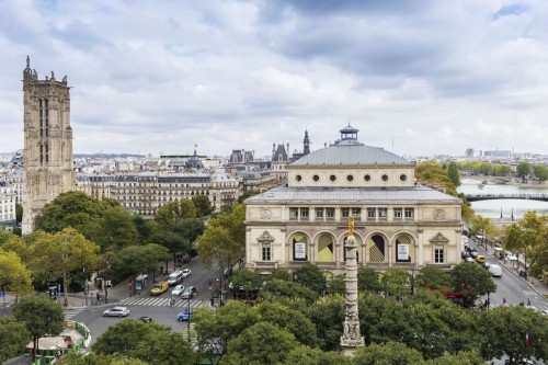 Photographie aérienne à Paris, Place du Châtelet. | Philippe DUREUIL Photographie