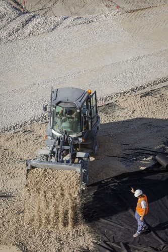 Photographie aérienne par mât télescopique sur un chantier BTP. | Philippe DUREUIL Photographie