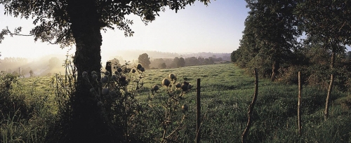 Photo panoramique de paysage réalisée dans le département du Cantal, France. | Philippe DUREUIL Photographie