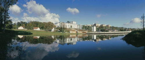 Photographie panoramique du parc arboretum de Montfermeil réalisée pour l'agence de paysage et d'architecture Pasodoble - Ursula Kurz, Architecte Paysagiste | Philippe DUREUIL Photographie