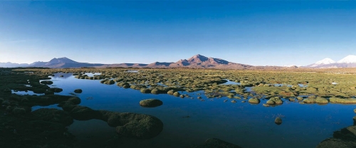 Photographie panoramique de paysage réalisée sur l'altiplano au Chili | Philippe DUREUIL Photographie