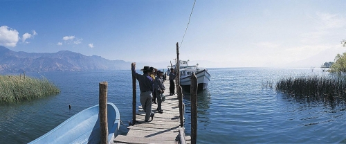 Photographie panoramique - Panorama sur le lac Atitlan au Guatemala | Philippe DUREUIL Photographie