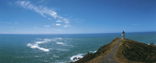 Photo panoramique réalisée au Cap Reinga en Nouvelle-Zélande. | Philippe DUREUIL Photographie