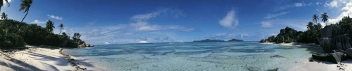 Photo panoramique d'une plage aux Seychelles | Philippe DUREUIL Photographie