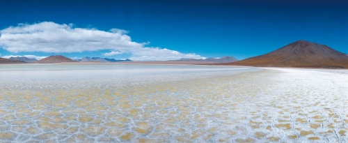 Photographie panoramique de paysage réalisée sur l'Altiplano en Bolivie. | Philippe DUREUIL Photographie