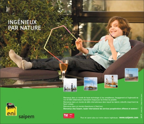 Photo life style réalisée pour illustrer une campagne presse - Annonceur : SAIPEM - Agence de production : Objectif Images | Philippe DUREUIL Photographie