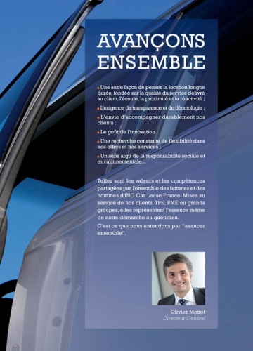 Photos réalisées pour l'illustration d'une brochure commerciale - Annonceur : ING Car Lease | Philippe DUREUIL Photographie