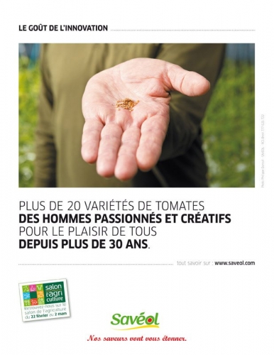 Agence : PAR AILLEURS - DA : Fabienne Couderc - Rédactrice : Pascale Pessin - Photo réalisée pour illustrer la campagne presse publicitaire du maraîcher Savéol | Philippe DUREUIL Photographie