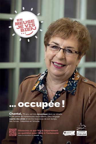 Campagne presse et affichage pour l'aide à l'Autonomie.
Annonceur : Département de la Meuse - Agence : Citeasen | Philippe DUREUIL Photographie