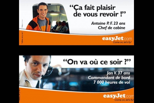 Annonceur : EasyJet - Agence : L’agence libre - DC : Fabrice Rondon - Photographies de portraits pour la publicité | Philippe DUREUIL Photographie