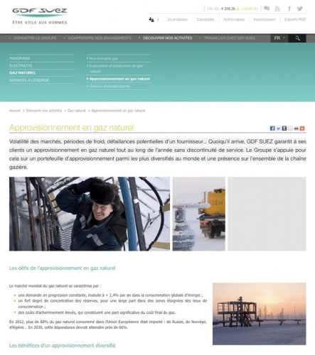 Photographies industrielles et portrait corporate réalisées pour GDFSUEZ en Sibérie - Ces photos illustrent le site web GDFSUEZ | Philippe DUREUIL Photographie