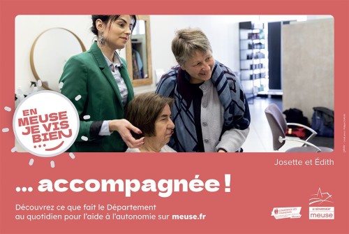 Affiche 4 x 3. Campagne de pub affichage & presse pour l'aide à l'Autonomie. 
Annonceur : Département de la Meuse - Agence : Citeasen | Philippe DUREUIL Photographie
