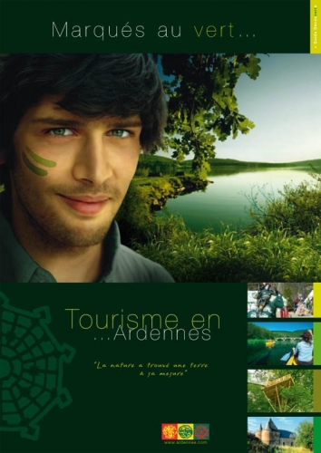 Photo de portrait publicitaire - Meilleure identité visuelle 2008 - Comité Départemental du Tourisme des Ardennes - Philippe Dureuil et Horizon Bleu primés par CBNews ! Directeur de création : Yannick Mérand | Philippe DUREUIL Photographie