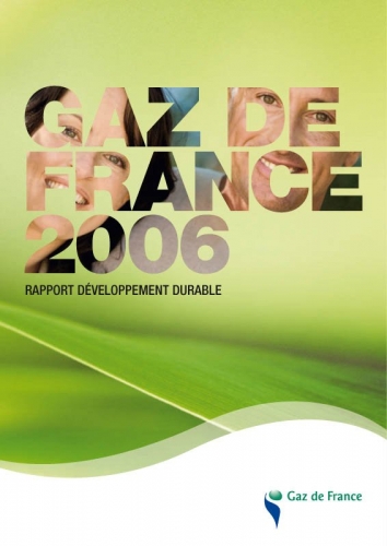 Rapport développement durable Gaz de France | Philippe DUREUIL Photographie