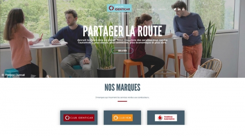 Photographie de reportage corporate réalisée pour le Groupe Identicar. Cette photographie illustre la Home Page du site Internet du Groupe Identicar. | Philippe DUREUIL Photographie