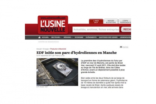 Photo industrielle illustrant le site Internet de l'Usine Nouvelle | Philippe DUREUIL Photographie